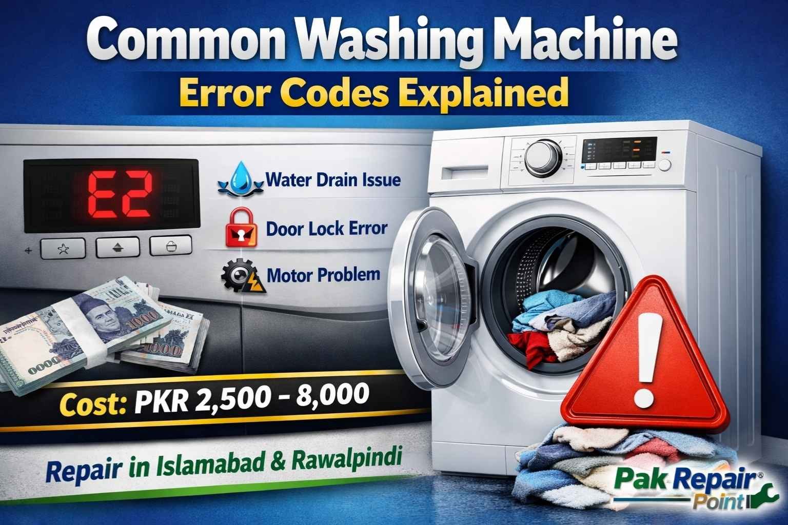 Automatic Washing Machine Error Codes