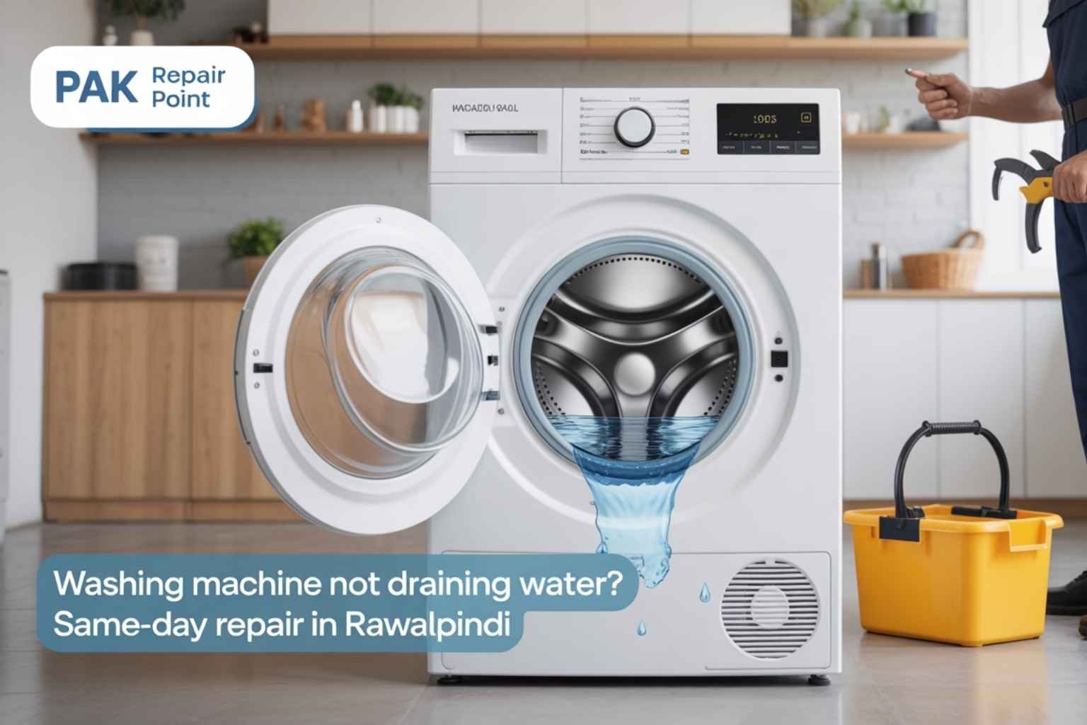 Automatic Washing Machine Not Draining Water